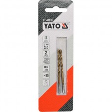 YATO Set 2 burghie pentru metal HSS-TiN, diametru ..
